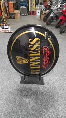 Lot 152 - GUINNESS WALL MOUNTED, DOUBLE SIDED LIGHT