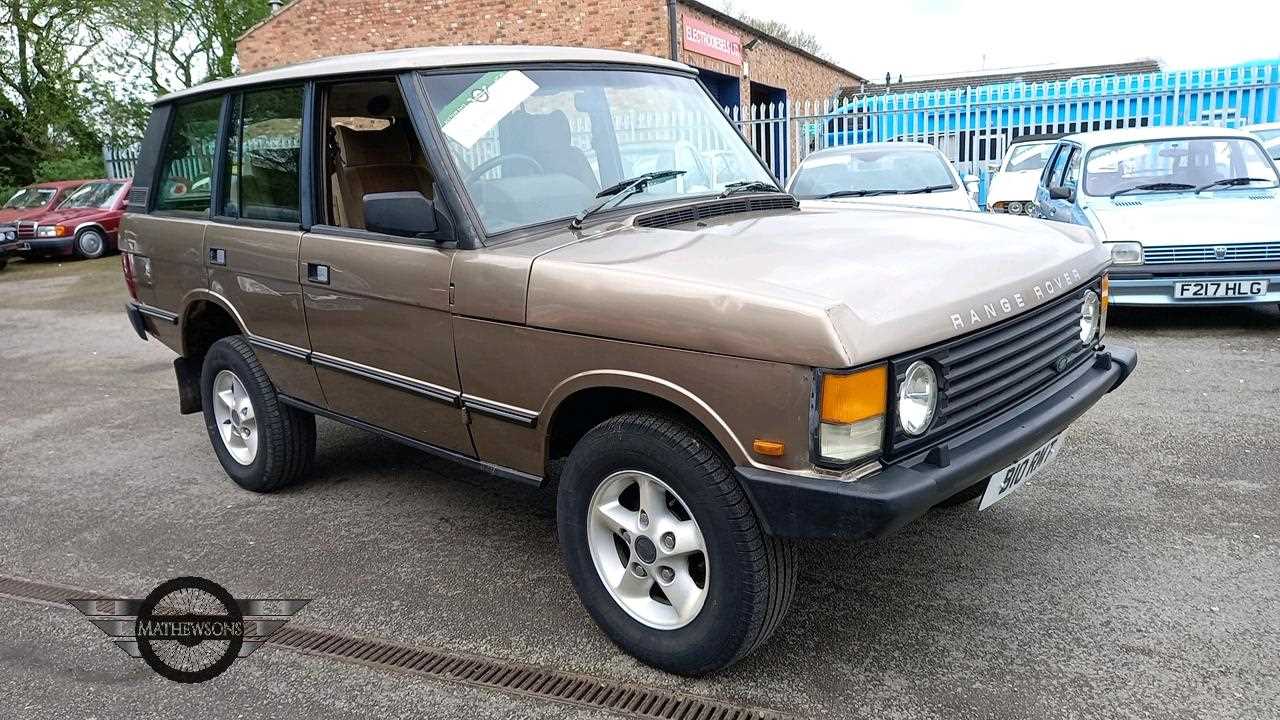 Lot 597 - 1988 ROVER RANGE ROVER TURBO DIES