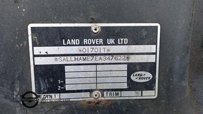 Lot 597 - 1988 ROVER RANGE ROVER TURBO DIES