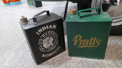 Lot 190 - 1X PRATTS & 1X INDIAN PETROL CANS