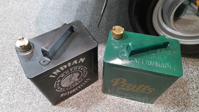 Lot 190 - 1X PRATTS & 1X INDIAN PETROL CANS