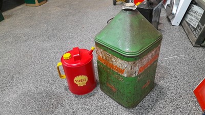 Lot 193 - 1X SHELL & 1X AGRICASTROL CANS