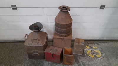 Lot 71 - PETROL MEASURES & CONTAINERS
