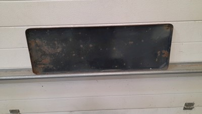 Lot 377 - PLEASE KEEP LEFT ENAMEL SIGN