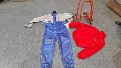 Lot 75 - MOTORCYCLE CLOTHING & STANDS - ALL PROCEEDS TO CHARITY