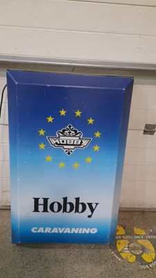 Lot 17 - HOBBY LIGHT UP SIGN
