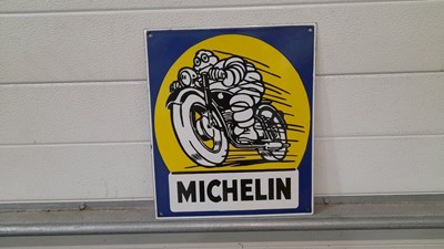 Lot 437 - MICHELIN ENAMEL SIGN