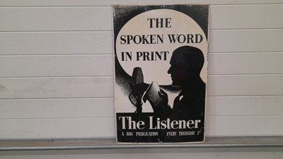 Lot 191 - THE LISTENER TIN SIGN