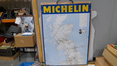 Lot 465 - TIN MICHELIN MAP OF SCOTLAND AND NORTH ENGLAND 930 1966 EDITION