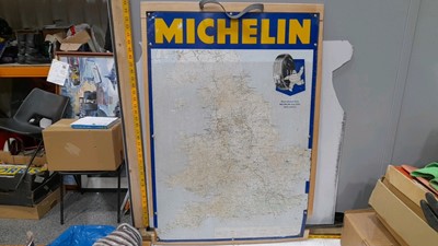 Lot 467 - TIN MICHELIN MAP OF ENGLAND 930 1963 EDITION