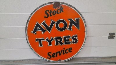 Lot 271 - AVON TYRES SIGN