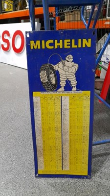 Lot 493 - MICHELIN FRENCH TYRE CHART