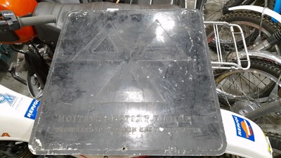 Lot 549 - MOT TEST SIGN