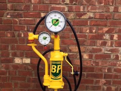 Lot 151 - RENOVATED BRITISH PETROLEUM PUMP