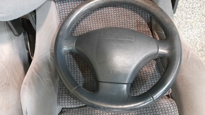 Lot 229 - FORD ESCORT RS TURBO 1990'S PAIR OF FRONT SEATS & STEERING WHEEL FORM A FIESTA RS1800