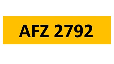 Lot 94-14 - REGISTRATION ON RETENTION - AFZ 2792