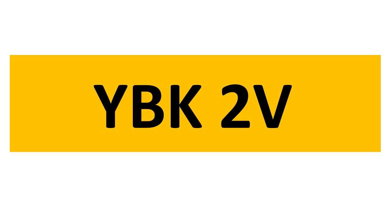 Lot 95 - REGISTRATION ON RETENTION - YBK 2V