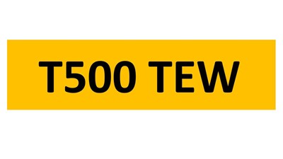 Lot 103-14 - REGISTRATION ON RETENTION - T500 TEW