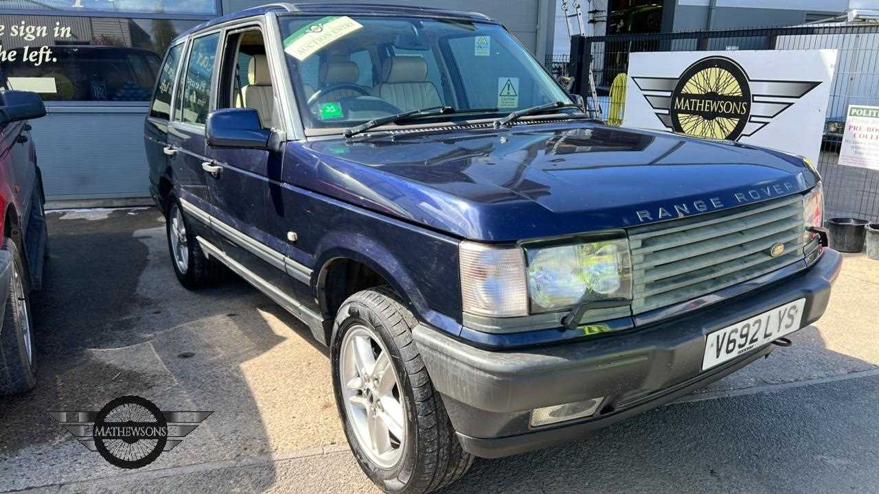 Lot 626 - 1999 LAND ROVER RANGE ROVER HSE AUTO