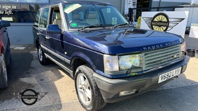 Lot 626 - 1999 LAND ROVER RANGE ROVER HSE AUTO