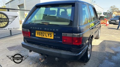 Lot 626 - 1999 LAND ROVER RANGE ROVER HSE AUTO