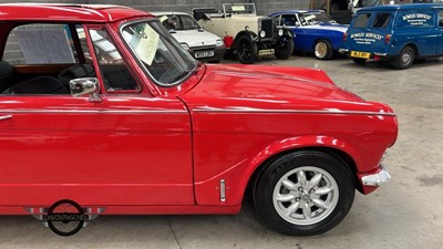 Lot 302 - 1962 TRIUMPH VITESSE