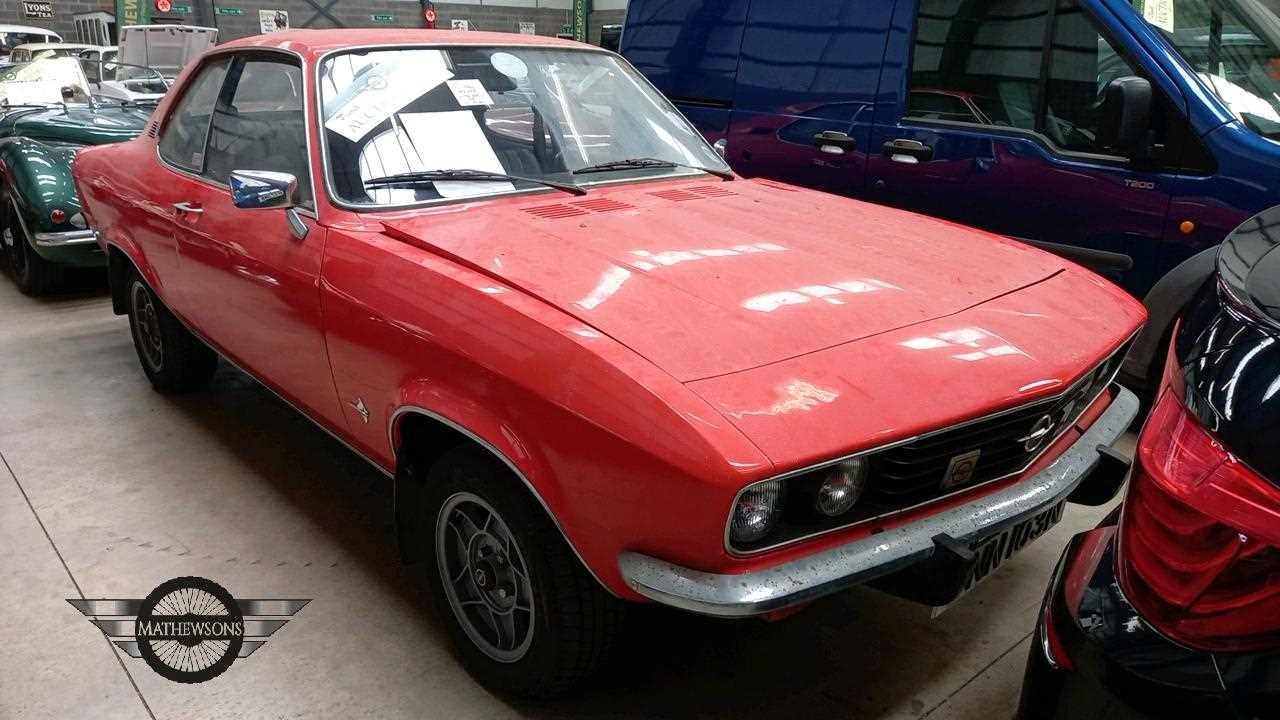 Lot 102 - 1975 OPEL MANTA 1600