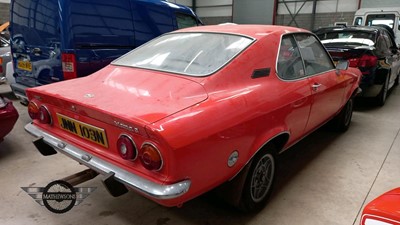 Lot 102 - 1975 OPEL MANTA 1600