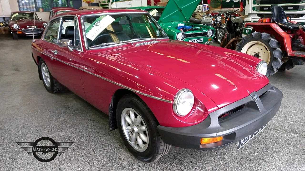 Lot 497 - 1978 MG B GT