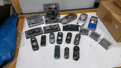 Lot 354 - BOX OF ASSORTED ASTON MARTIN MODELS