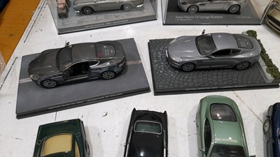 Lot 354 - BOX OF ASSORTED ASTON MARTIN MODELS