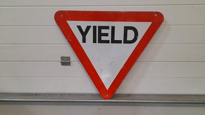 Lot 349 - TRIANGLE YIELD SIGN 24" x 27"