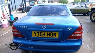 Lot 480 - 2001 MERCEDES SLK 320 AUTO