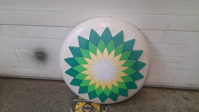 Lot 345 - BP ROUND BUTTON SIGN 30" DIA