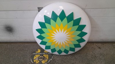 Lot 565 - BP ROUND BUTTON SIGN 30" DIA