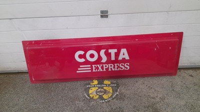 Lot 589 - COSTA COFFEE SIGN 59" X 18"