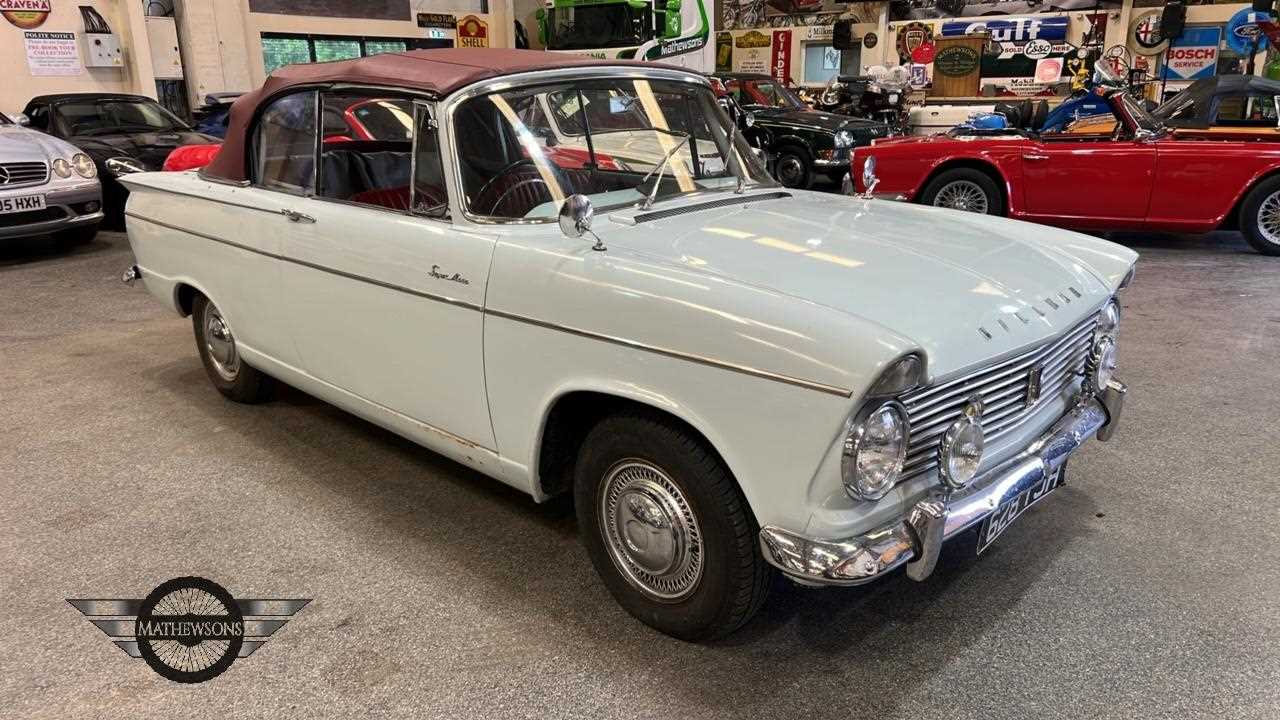 Lot 124 - 1963 HILLMAN SUPER MINX