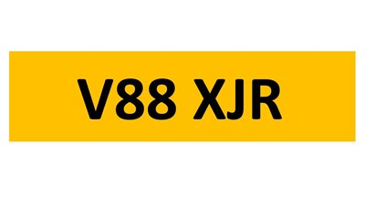 Lot 124-14 - REGISTRATION ON RETENTION - V88 XJR