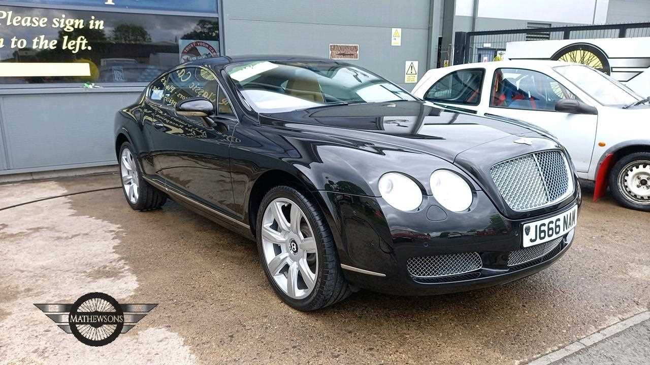 Lot 32 - 2007 BENTLEY CONTINENTAL GT AUTO