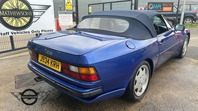 Lot 60 - 1992 PORSCHE 944 S2 CABRIO