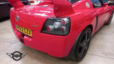 Lot 89 - 2003 VAUXHALL VX 220