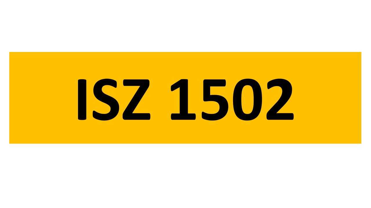 Lot 155 - REGISTRATION ON RETENTION - ISZ 1502