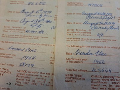 Lot 790 - 1968 VANDEN PLAS 4 LITRE