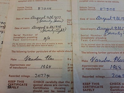 Lot 790 - 1968 VANDEN PLAS 4 LITRE