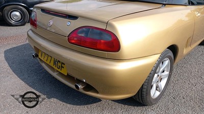 Lot 112 - 2000 MG MGF STEPTRONIC