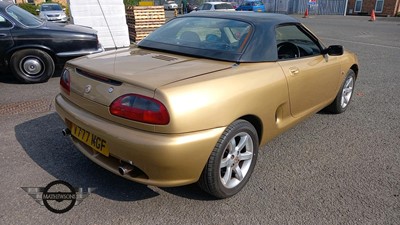 Lot 112 - 2000 MG MGF STEPTRONIC