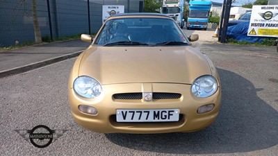 Lot 112 - 2000 MG MGF STEPTRONIC