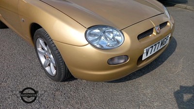 Lot 112 - 2000 MG MGF STEPTRONIC