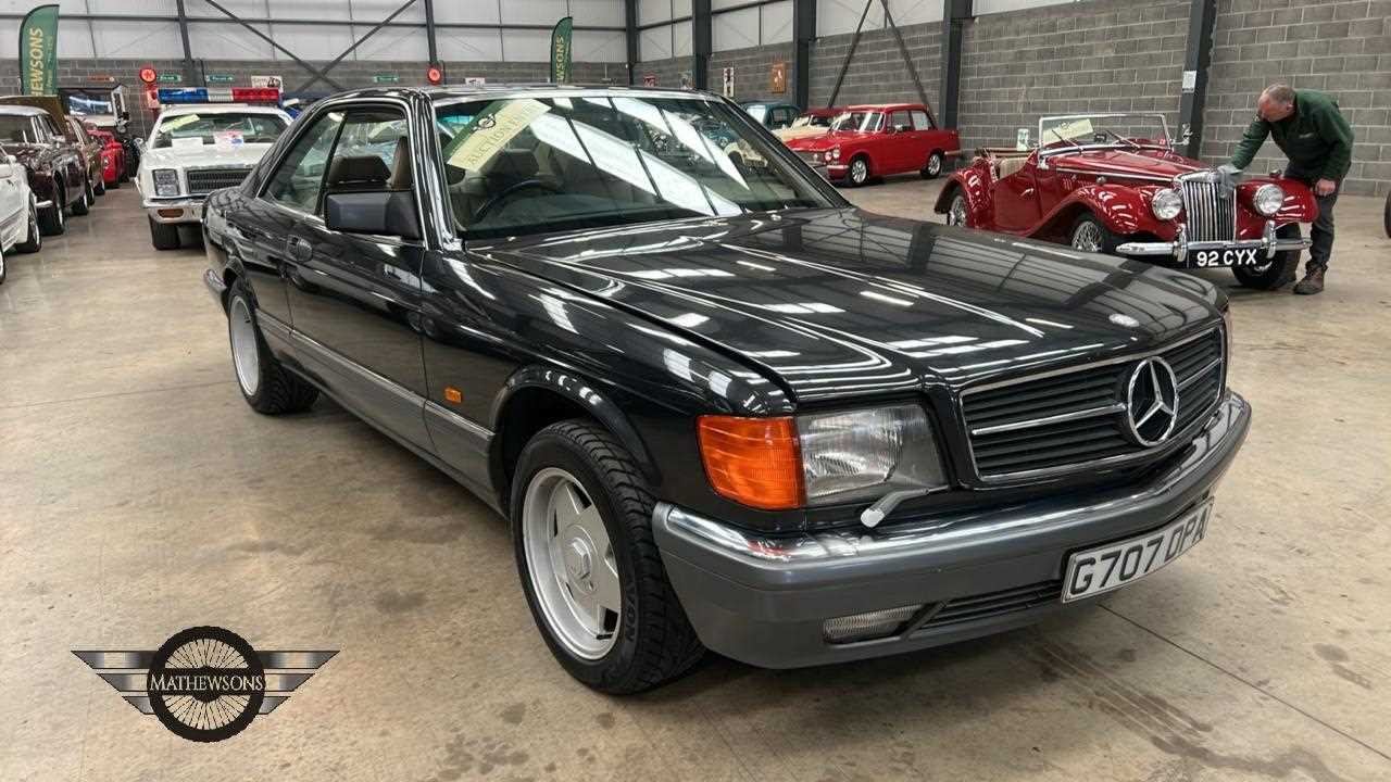 Lot 650 - 1989 MERCEDES 500 SEC AUTO