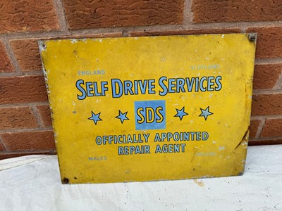 Lot 412 - SELF DRIVE SERVICES SIGN 16" X 12"